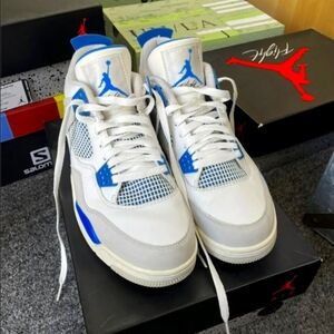 Jordan 4s military blue